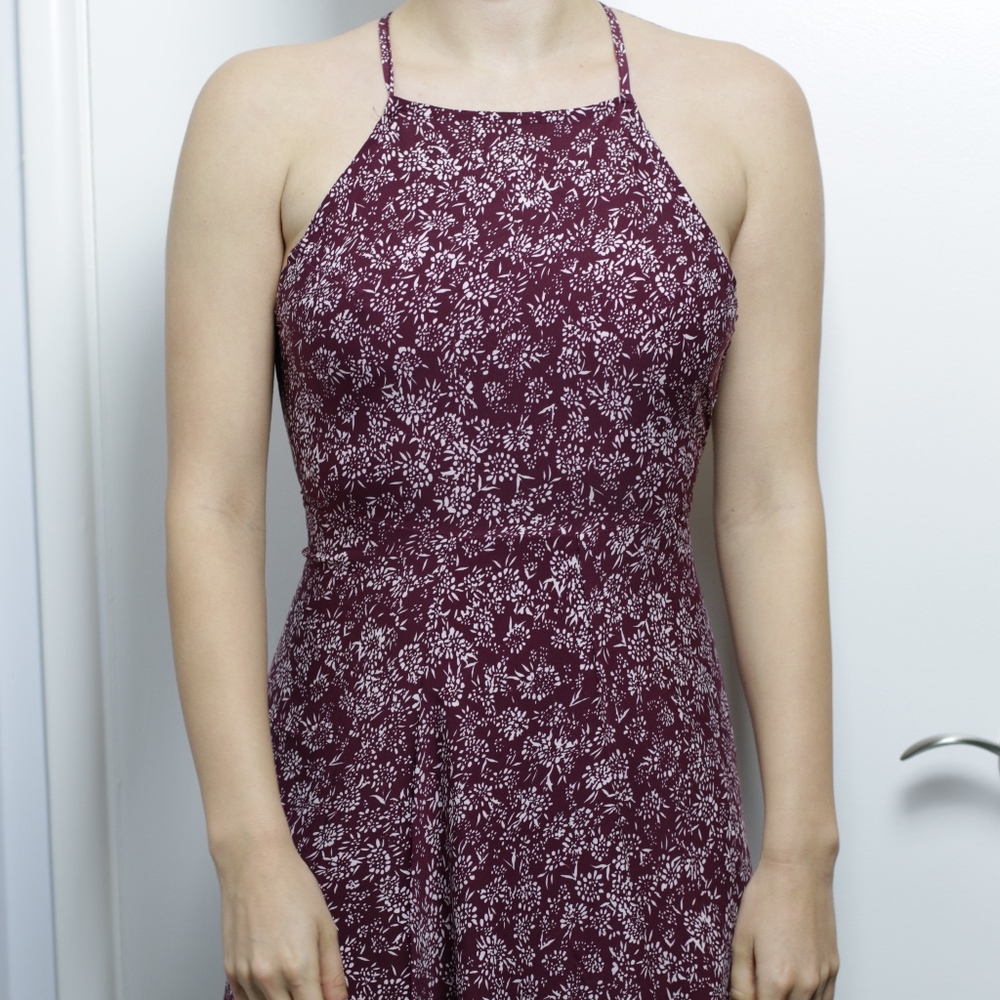 Brandy Melville Purple Floral Dress